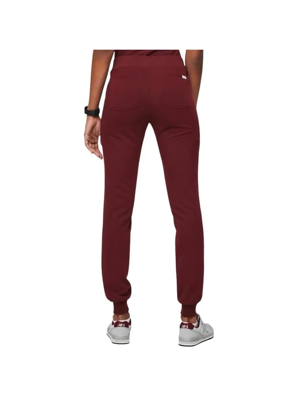 FIGs Zamora Jogger Scrub Pants size XS in Burgundy